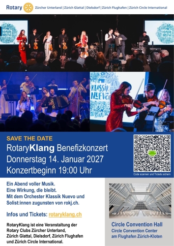 RotaryKlang Neujahrskonzert 2027 – Save the Date!