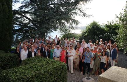 Circa 70 soci del Rotary e ospiti hanno celebrato nel cuore del Lavaux l’anniversario e il loro impegno. (Foto: mad)