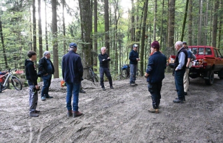 Befehlsausgabe: Hands-On auf dem Bike-Waldeggtrail St.Gallen